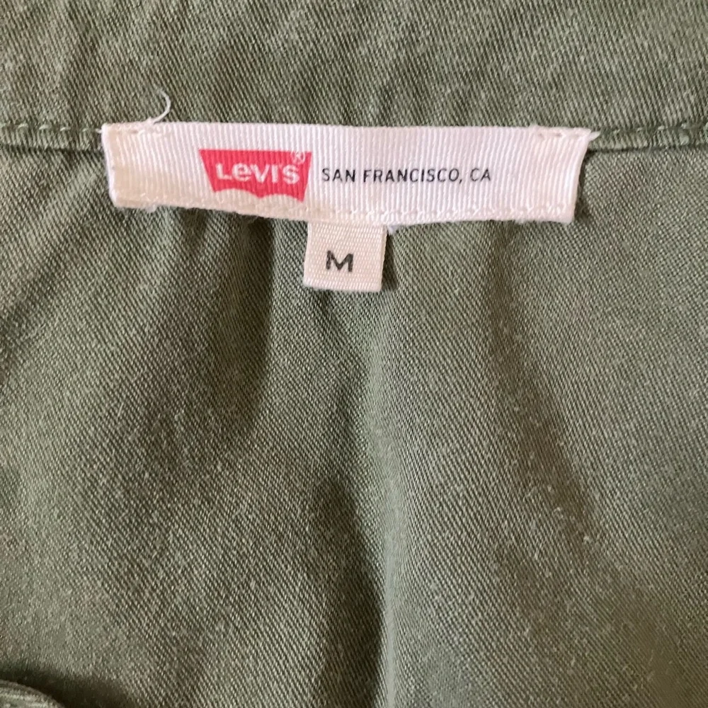 Levi’s Olive Green Bettina Sleeveless Midi Dress, size Medium - Picture 3 of 7